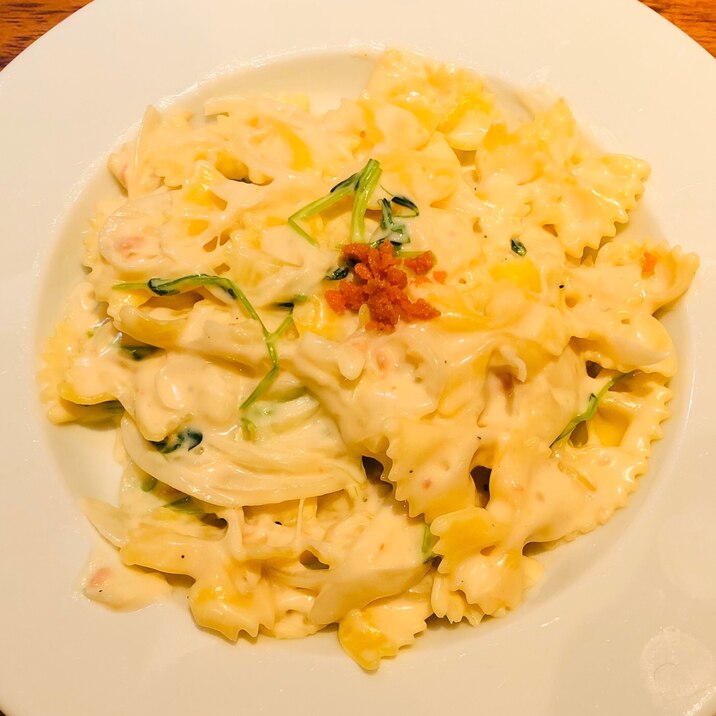 ファルファレを使ったクリームパスタ☆